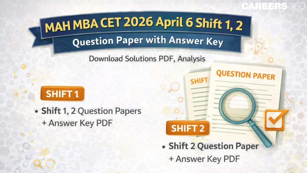 MAH MBA CET 2026 April 6 Shift 1, 2 Question Papers with Answer Key: Download Solutions PDF, Analysis